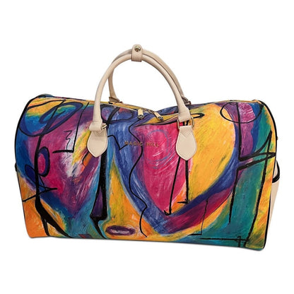 Pre order “Myra” - Shoulder Duffle bag with Art by Bruce Mishell collections for MAGIC HILL - Mercantile, LLC
