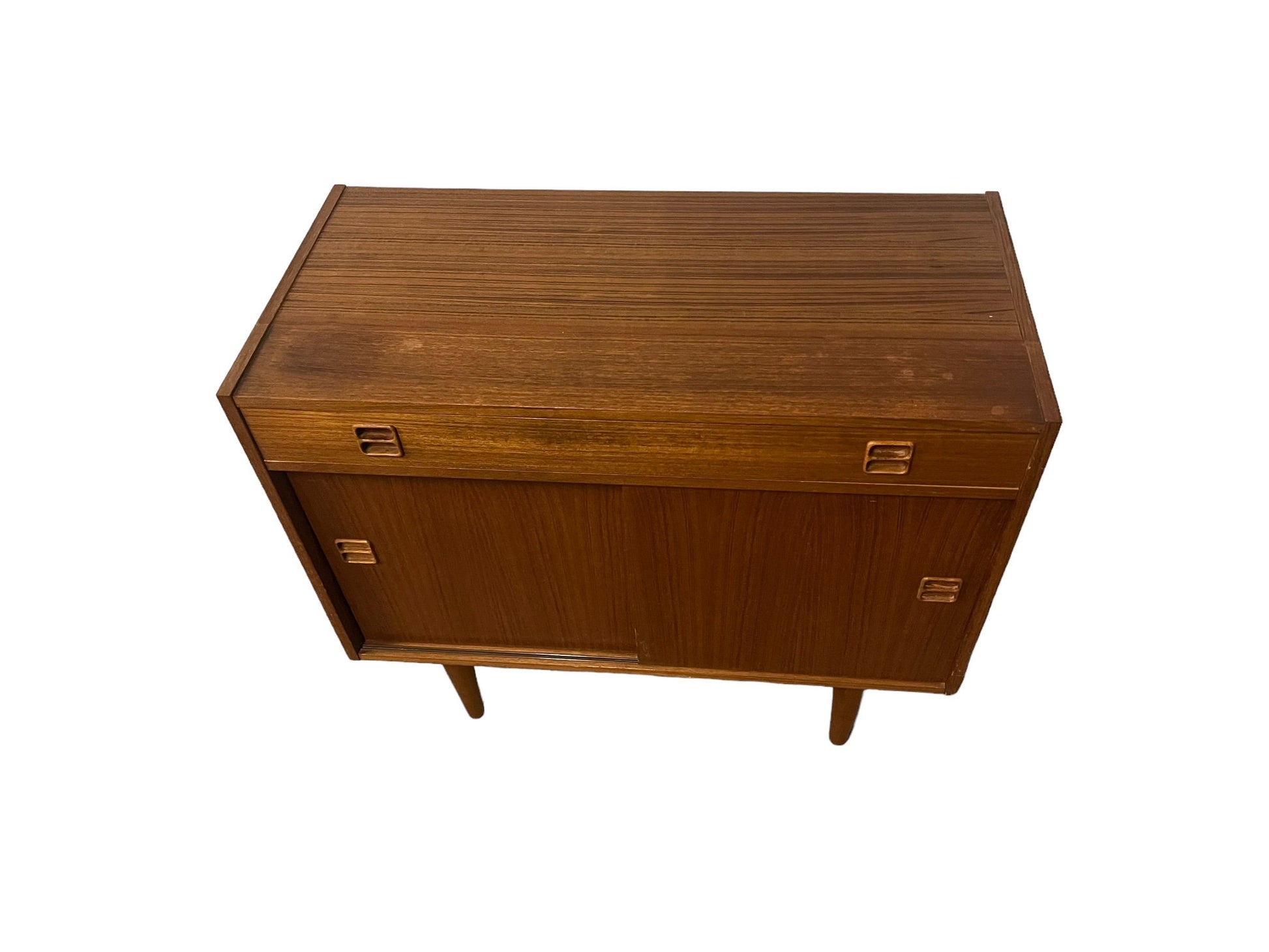 Mid-Century Modern Teak sideboard dresser 2 drawers 1960's