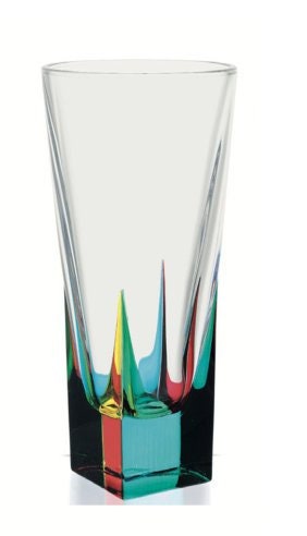 Murano Style Multi Color "Fusion" Vase by Zecchin