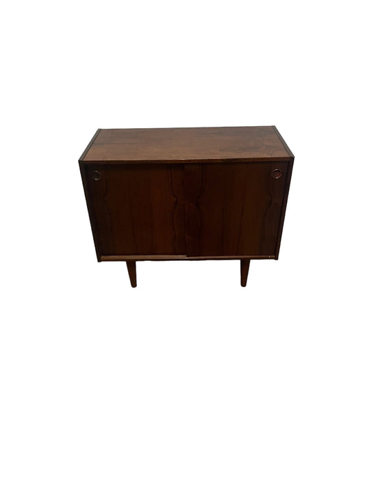 Mid-Century Modern small rosewood sideboard console 1960's