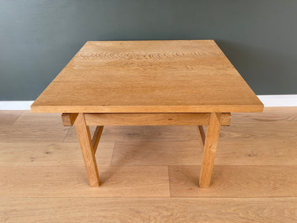 Mid-Century Hans J Wegner coffee table in solid oak