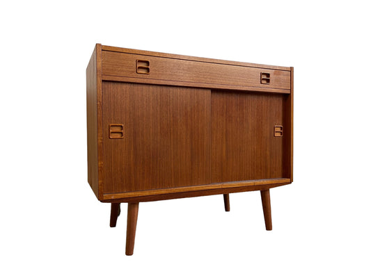 Mid-Century Danish Teak sideboard with top drawer and cupboard space