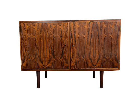 Mid Century Aage Hundevad rosewood sideboard with tray and cupboard space