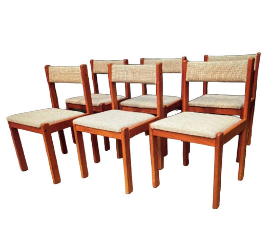 Mid-Century Dining chairs in teak Findal Møbler (Set of 6)