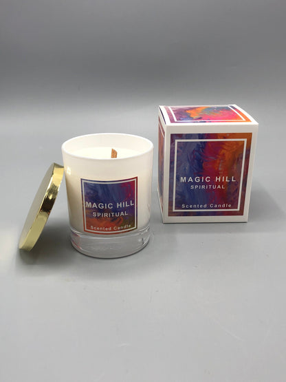 Hand poured coconut wax SPIRITUAL Scented Candle by Magic Hill