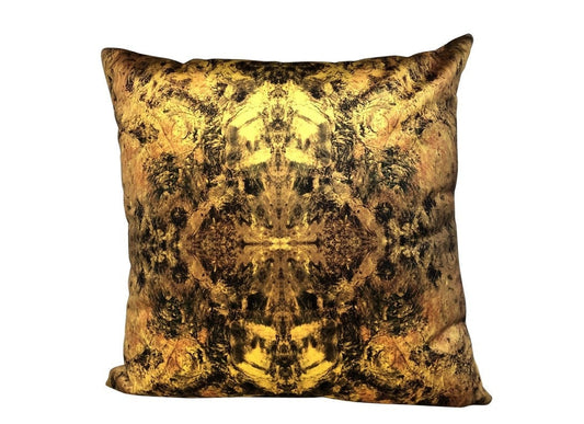 Modern Abstract Kaleidoscope Print Velvet Pillow