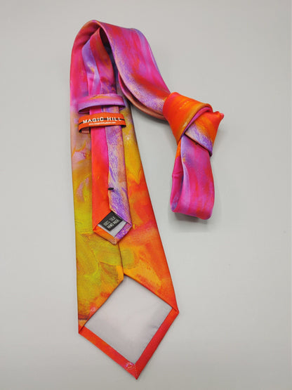 Hand Made 100% Silk Neck Tie Print by Bruce Mishell