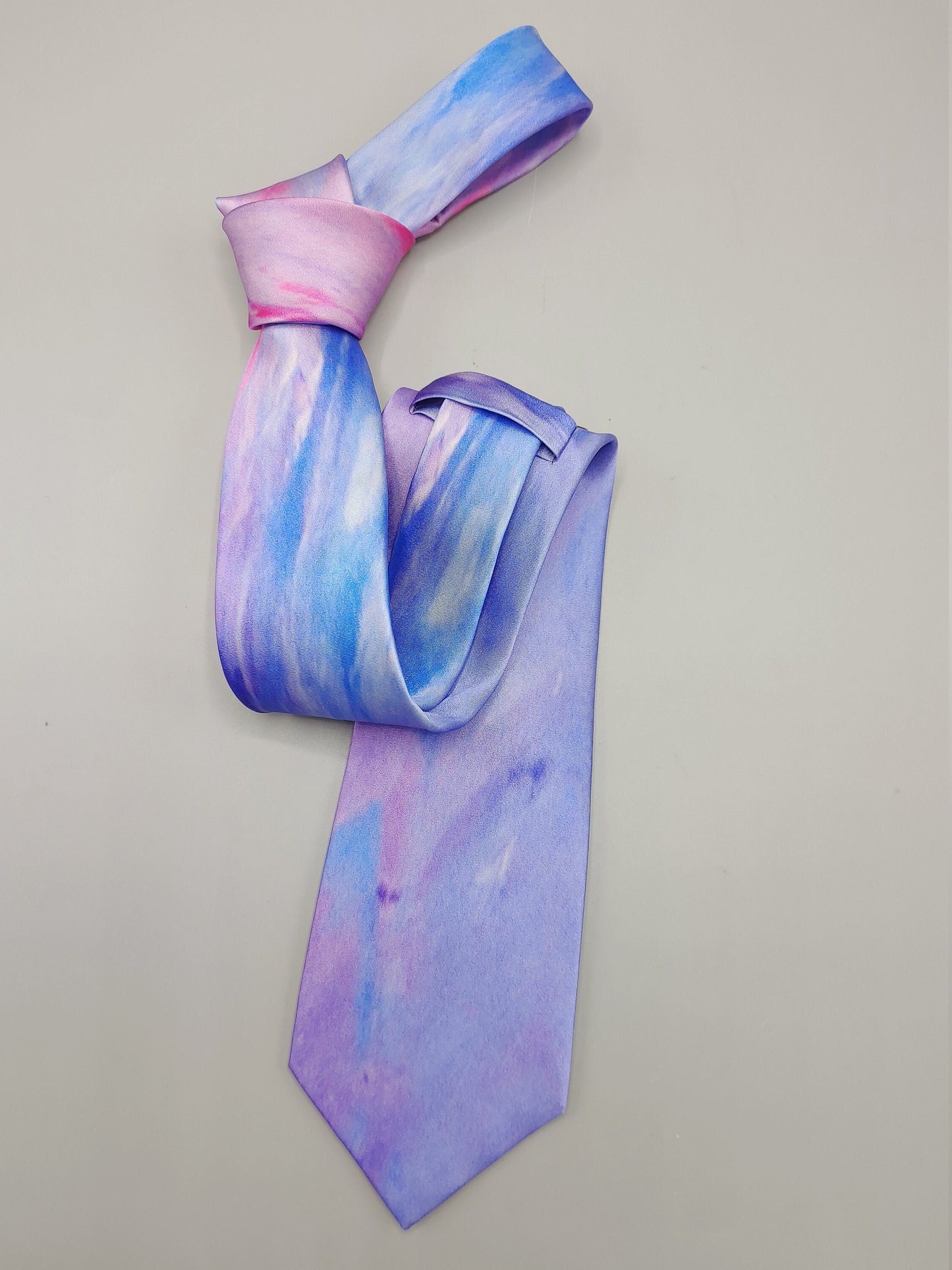 Hand Made 100% Silk Neck Tie Print by Bruce Mishell