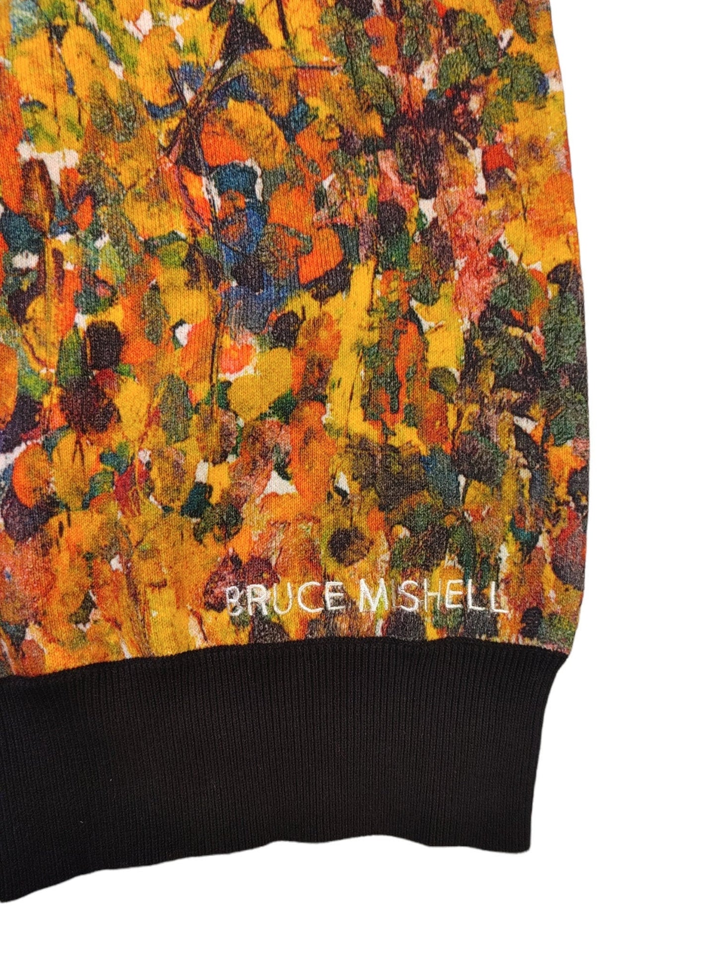 100% Cotton Custom &quot;Bruce Mishell&quot; Art Sweater.