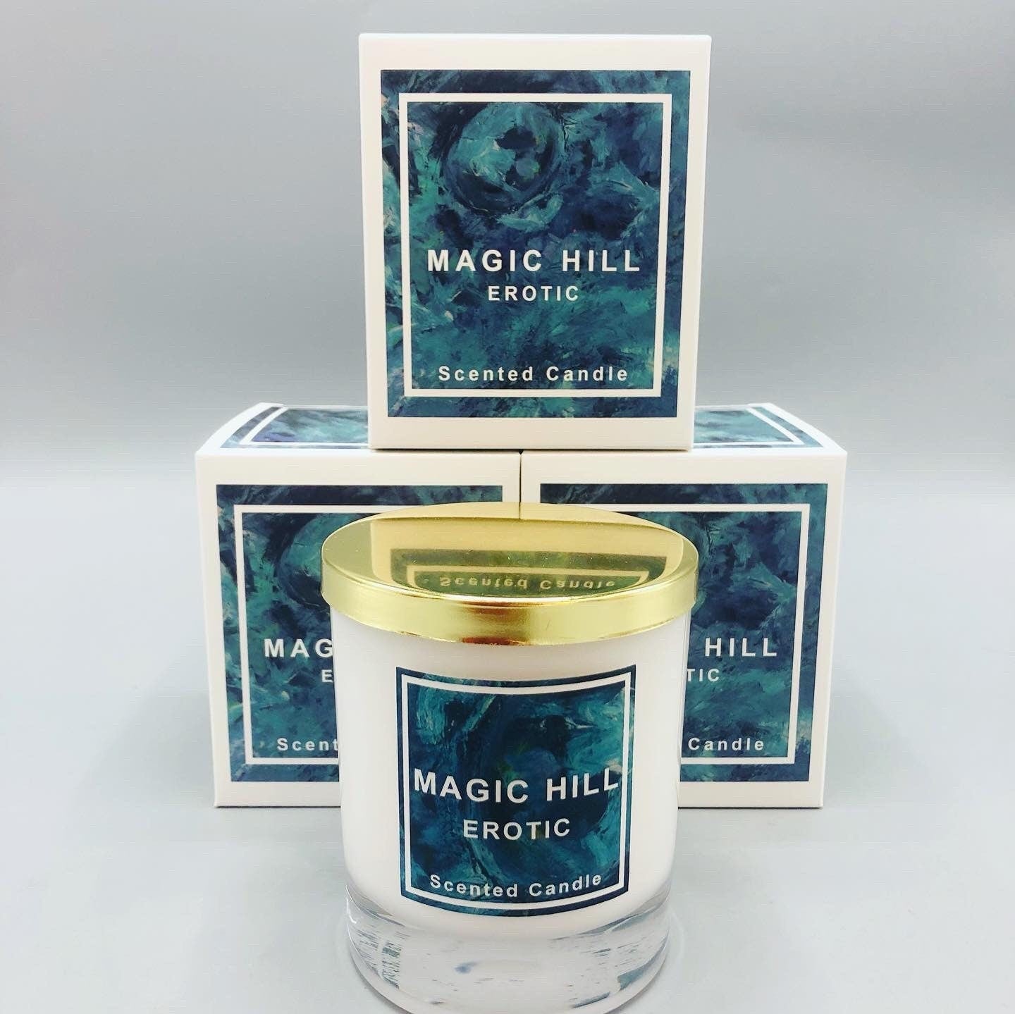 Hand poured Coconut EROTIC Scented Candle by Magic Hill