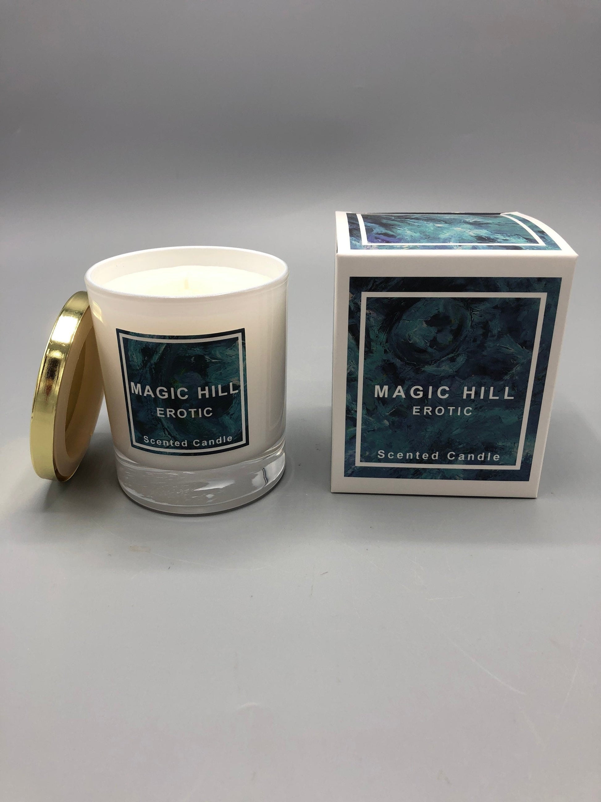 Hand poured Coconut EROTIC Scented Candle by Magic Hill