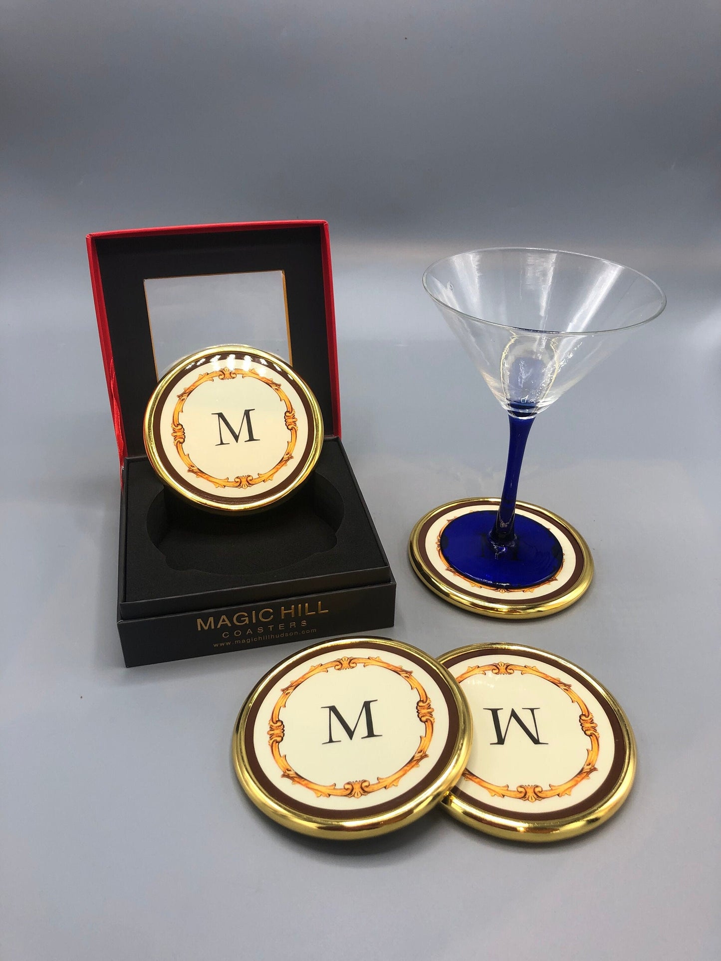 Monogrammed Coasters by Magic Hill - &quot;A-Z&quot;