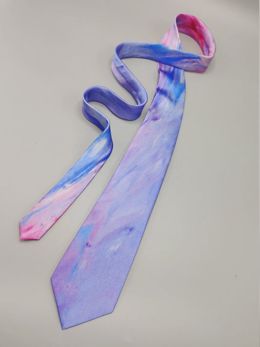 Hand Made 100% Silk Neck Tie Print by Bruce Mishell