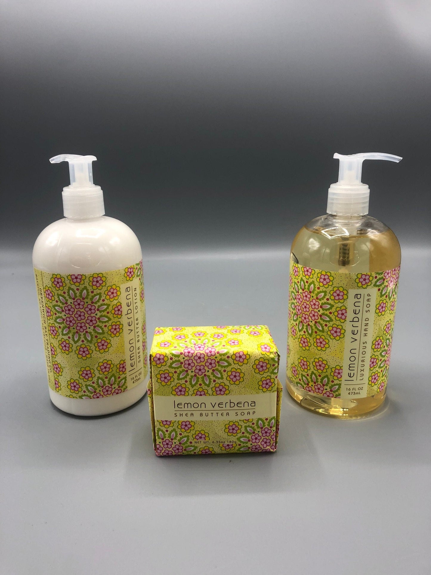 Lemon verbena luxurious hand soap | Shea Butter lotion & bar soap