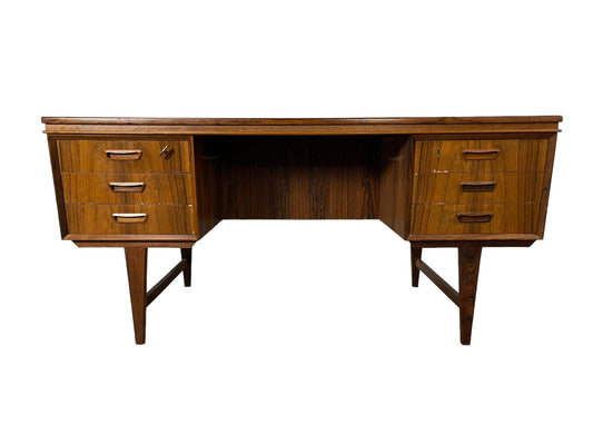 Mid-Century Modern Rosewood desk with library 1960's