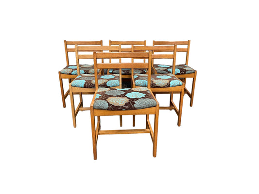 Mid-Century Oak dining chairs 1960's