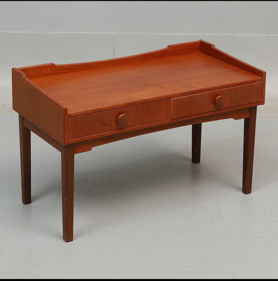 Mid-Century Modern Teak low dresser cabinet 1960's