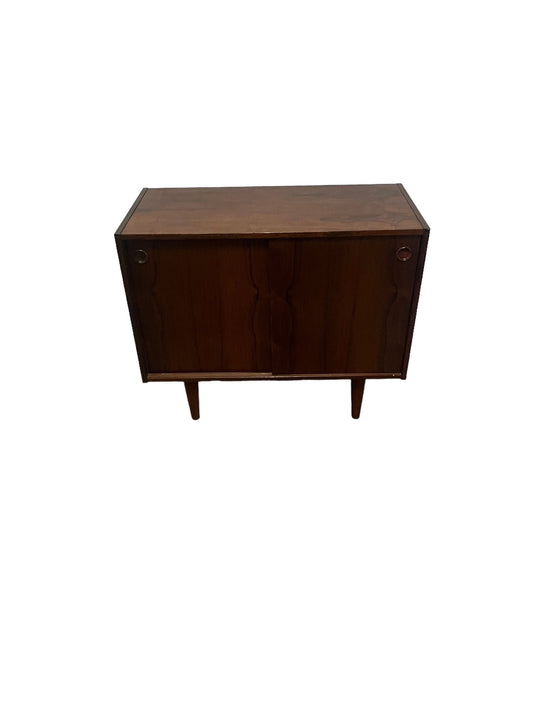 Mid-Century Modern small rosewood sideboard console 1960's