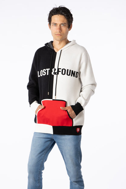 100% Cotton "Lost & Found" Custom Sweater Hoodie.