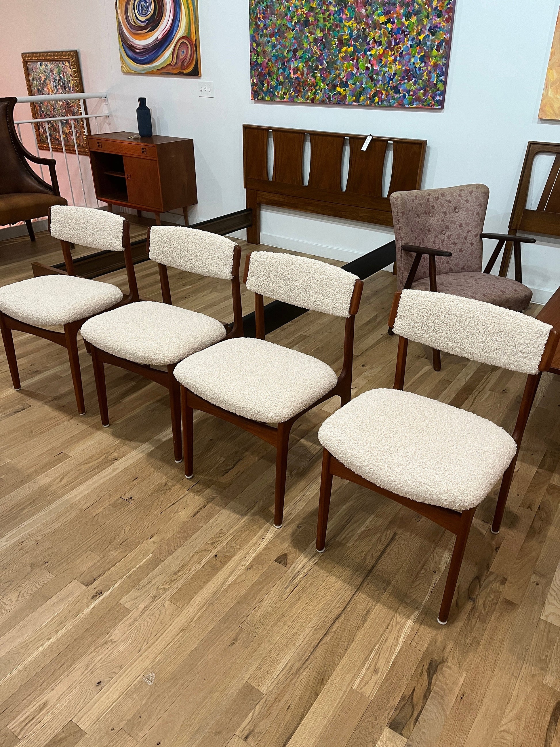 Mid-Century Teak dining chairs from TSM (4)