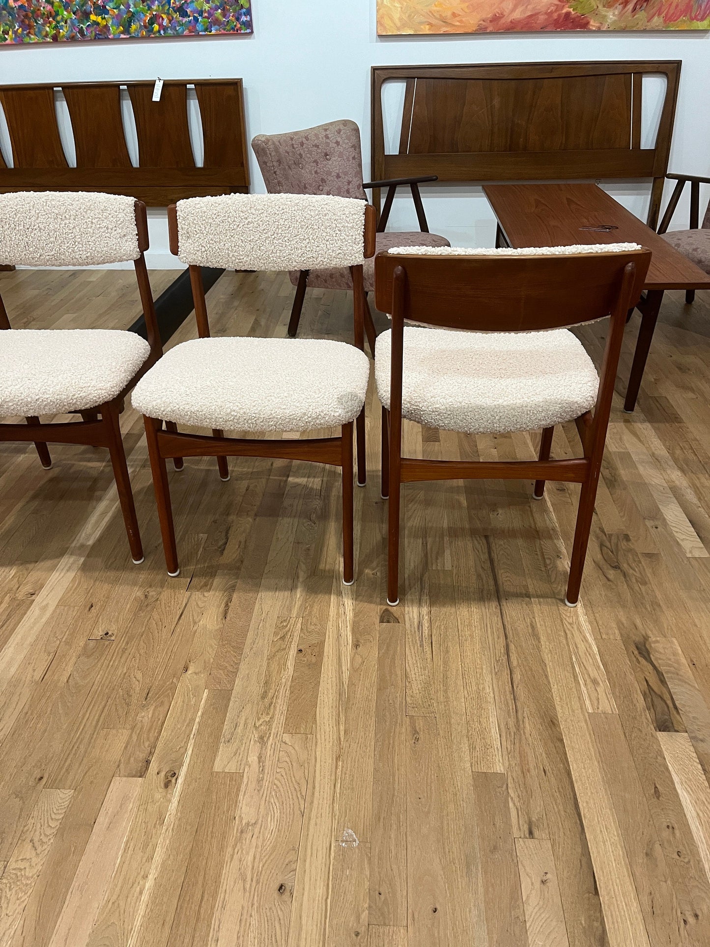 Mid-Century Teak dining chairs from TSM (4)