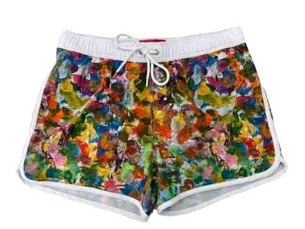 Men short swimwear with Bruce Mishell Art Work