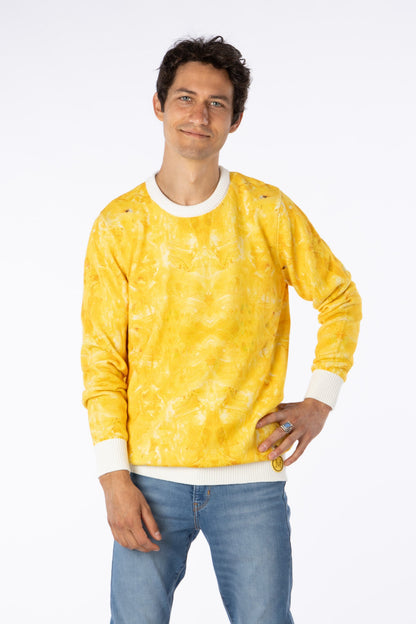 Yellow Mellow Pima Cotton Sweater by Bruce Mishell