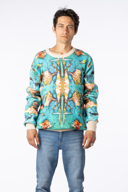 The Birds Pima Cotton sweater by Bruce Mishell