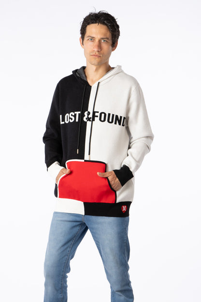 100% Cotton "Lost & Found" Custom Sweater Hoodie.