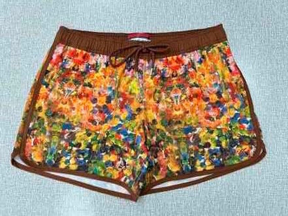 Men short swimwear with Bruce Mishell Art Work