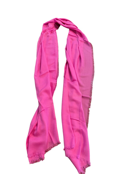 Handmade 100% Australian Wool Extra thin Pink Scarf 30x60 inches