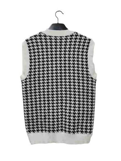 Knitt wear vest 100% cotton in pattern Slim cut unisex.