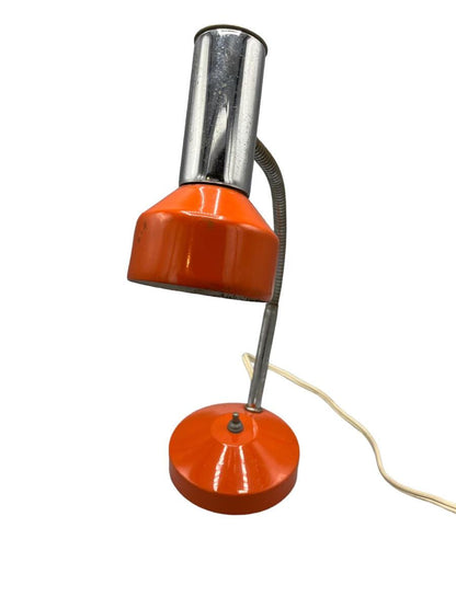 Mid-century / 1960s orange desktop lamp