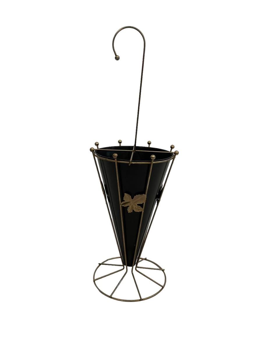 Mid-century metal umbrella stand