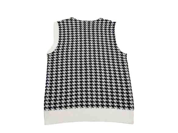 Knitt wear vest 100% cotton in pattern Slim cut unisex.