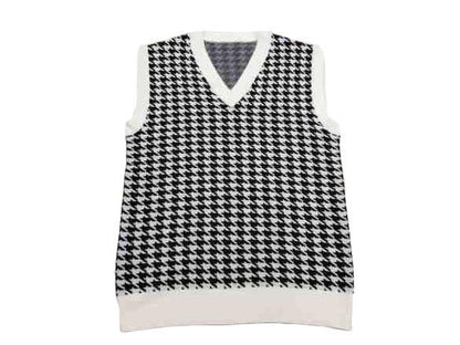 Knitt wear vest 100% cotton in pattern Slim cut unisex.