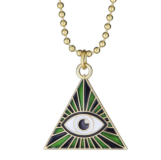 Seeing is Believing - Green Pendant