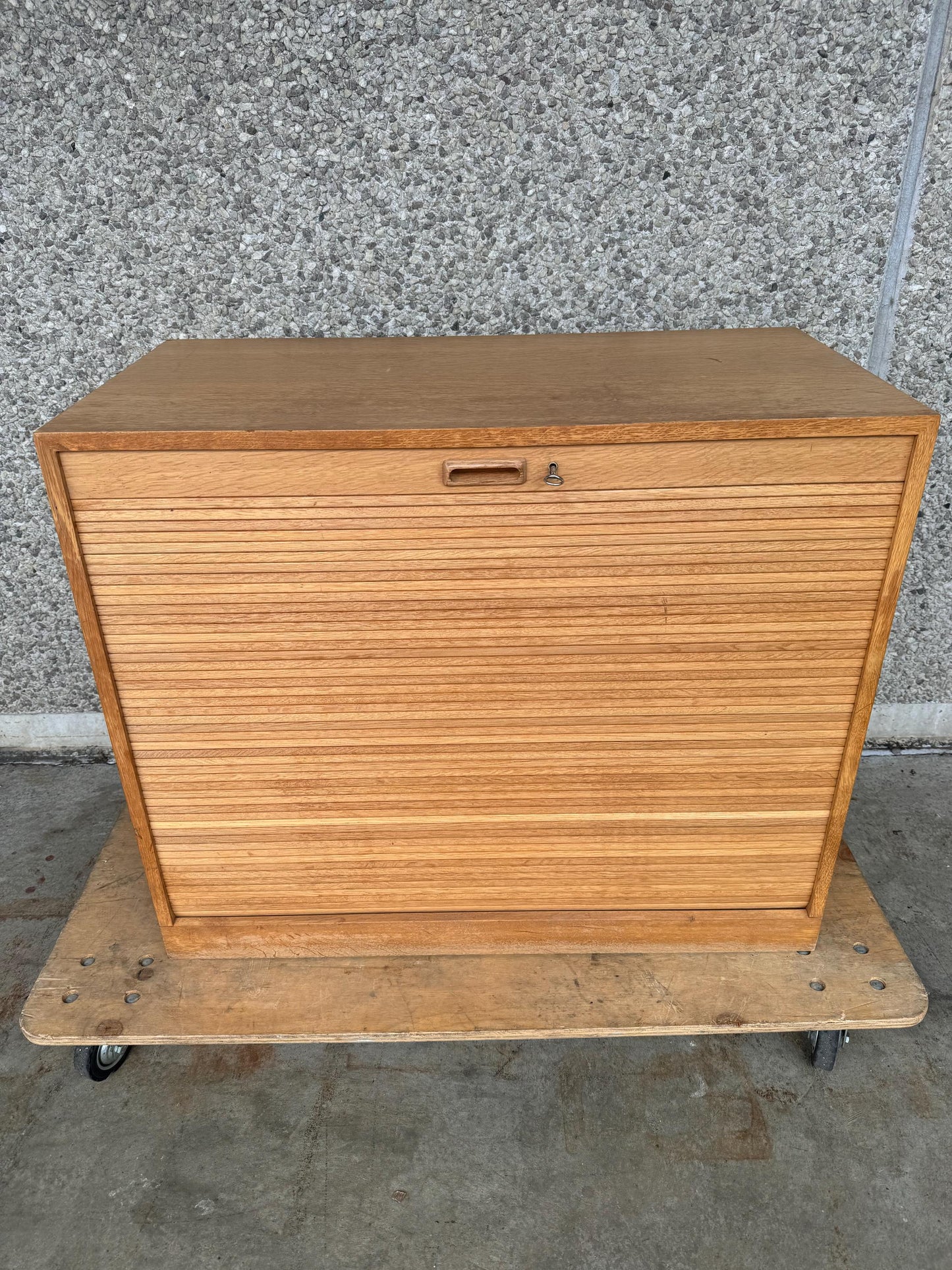 Mid Century Oak filing cabinet, 1960s