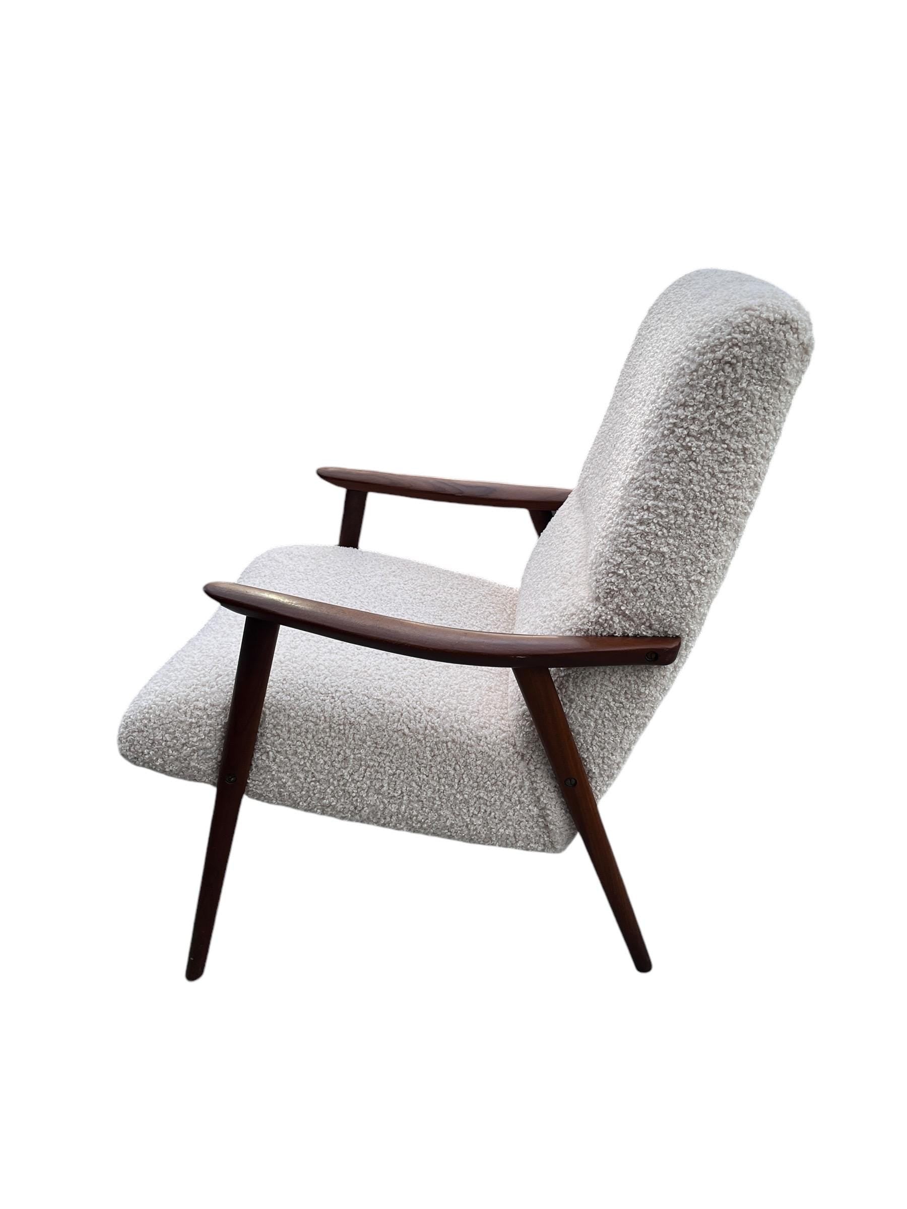 Mid-Century Danish Lounge Chair, 1960's curated with ottoman