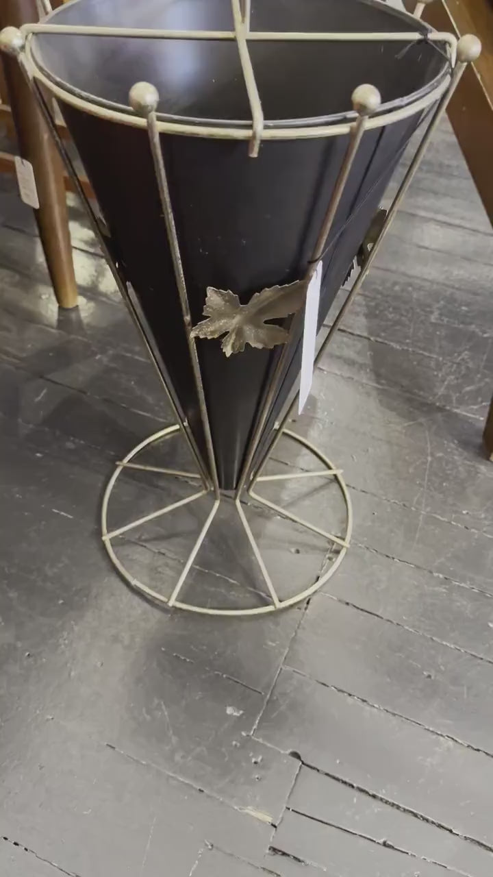 Mid-century metal umbrella stand