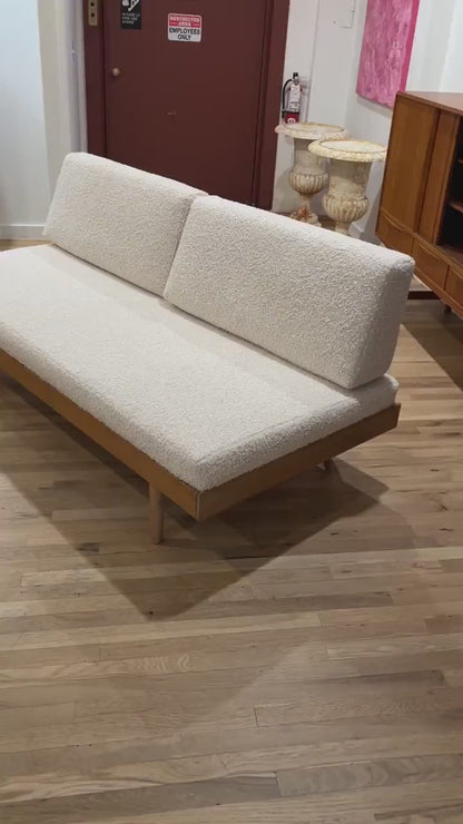 Mid Century curated daybed with new mattress and cushions 1960’s