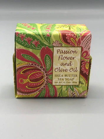 Passion flower & olive oil shea butter Bar soap 6.35oz