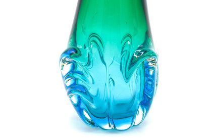 Mid-century art glass Morano vase