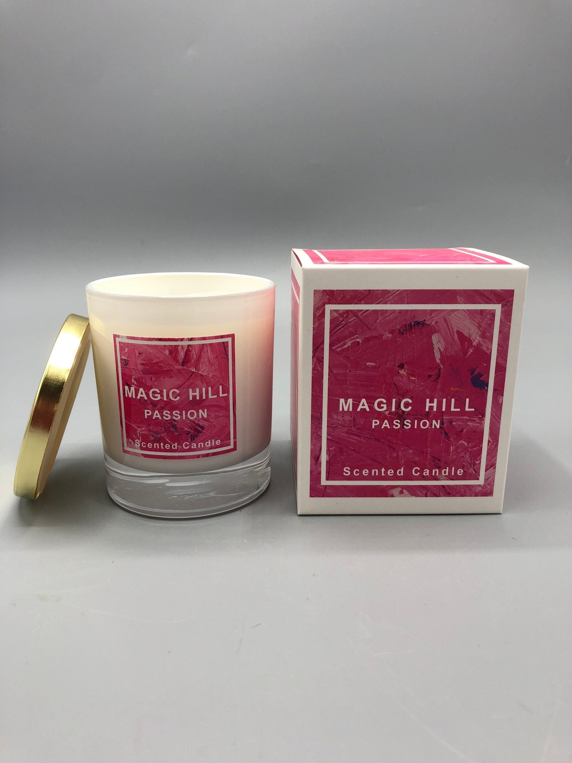 Hand poured Coconut PASSION Scented Candle by Magic Hill
