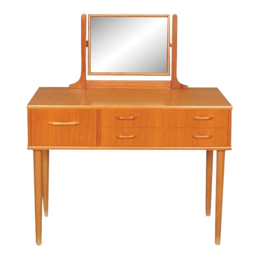 Mid-Century Teak Vanity Table/Desk 1960's