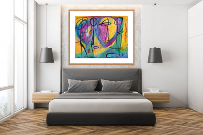 Contemporary giclee print by "Bruce Mishell" title: "Myra"