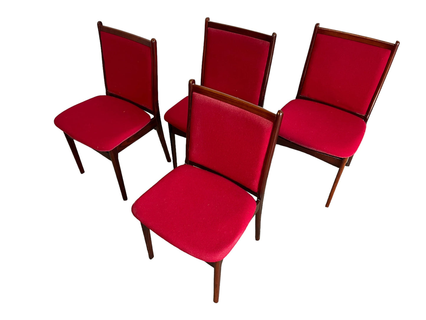 Mid-Century Danish Rosewood dining chairs from Jensen Møbler (4)