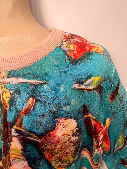 The Birds Pima Cotton sweater by Bruce Mishell